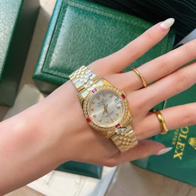 Rolex Datejust Imported Citizen Movement 316L Steel 31mm Jubilee Bracelet Women Replica Watch